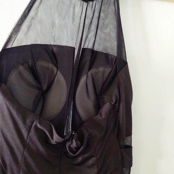 Black Mermaid Prom Dress - Picture 5 of 8